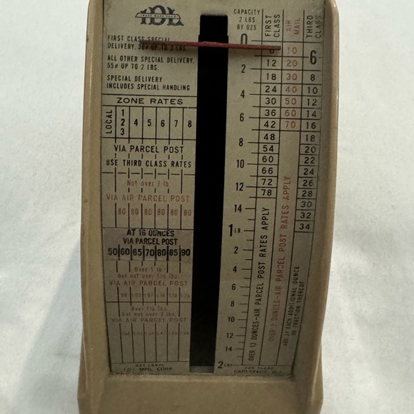 Vintage IDL Deluxe Modern Postal Scale Made in USA Unique Collectible Industrial - Picture 15 of 15